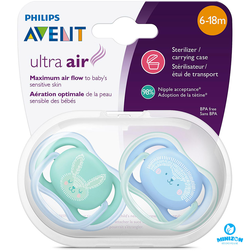 Ty giả Avent Ultra Air cho trẻ 0-6M và 6-18M