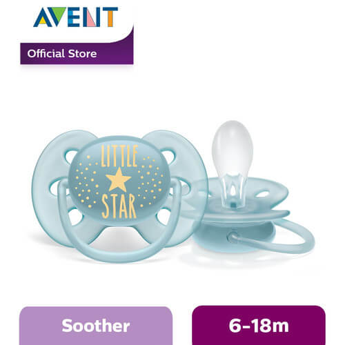 Ty giả Avent Ultra Soft cho trẻ từ sơ sinh đến 18 tháng