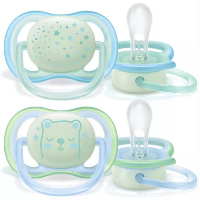 Ti Giả Avent Ultra Air Night - Ti Ngậm Phát Sáng 0-6M, 6-18M