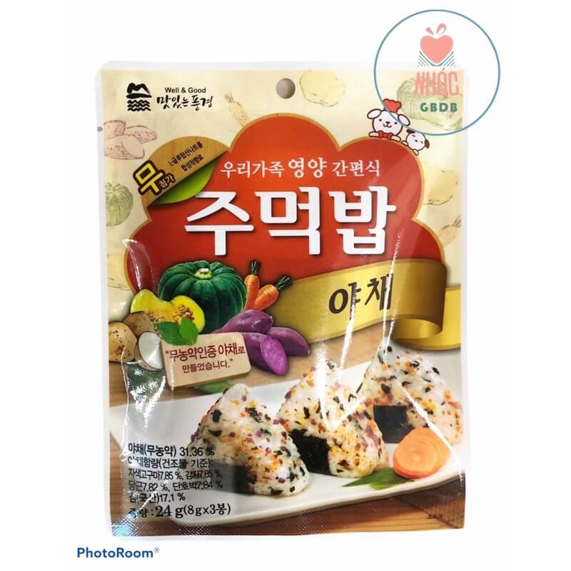 Gia vị rắc cơm Well & Good Hàn Quốc cho trẻ từ 9 tháng