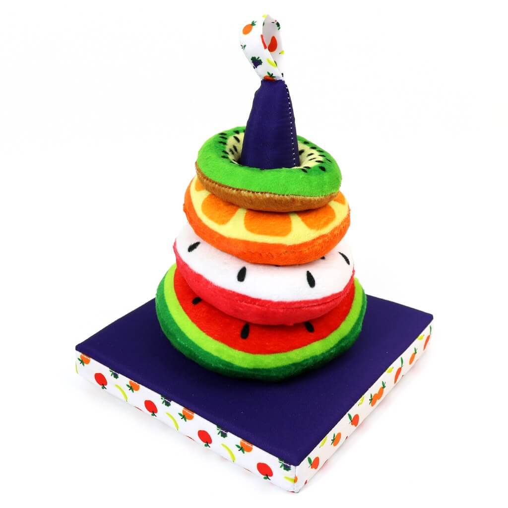 Tháp vải xếp chồng Pipo mô phỏng bánh Donut