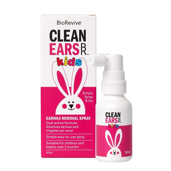 Xịt tan ráy tai cho bé Clean Ears cho trẻ từ 2 tháng tuổi