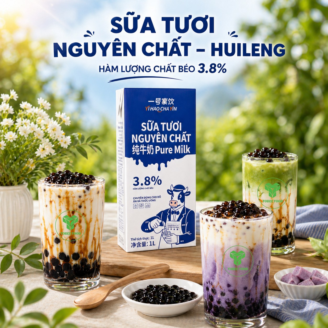 TOBEE FOOD - SỮA TƯƠI ĐƯỜNG ĐEN MÀ NHẠT THÌ KHÁCH CHỈ ĐẾN MỘT LẦN!