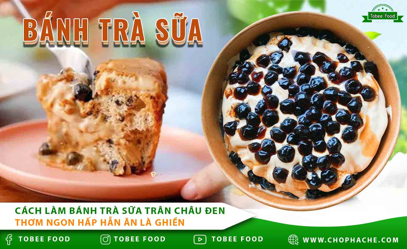 Cách làm bánh trà sữa thơm ngon hấp dẫn tại nhà