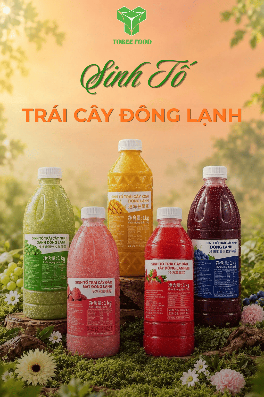 CÓ NÊN DÙNG SINH TỐ TRÁI CÂY ĐÔNG LẠNH CHO MENU QUÁN?