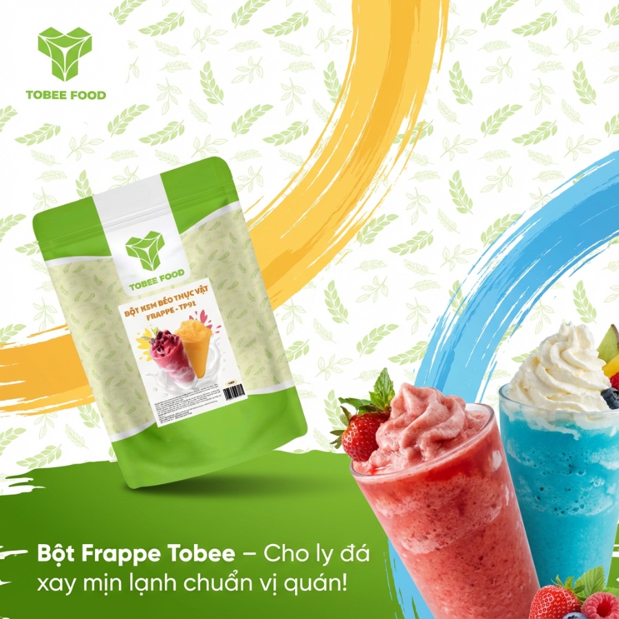 BỘT FRAPPE DÀNH CHO ĐÁ XAY - TOBEE FOOD CHÍNH THỨC RA MẮT SẢN PHẨM MỚI