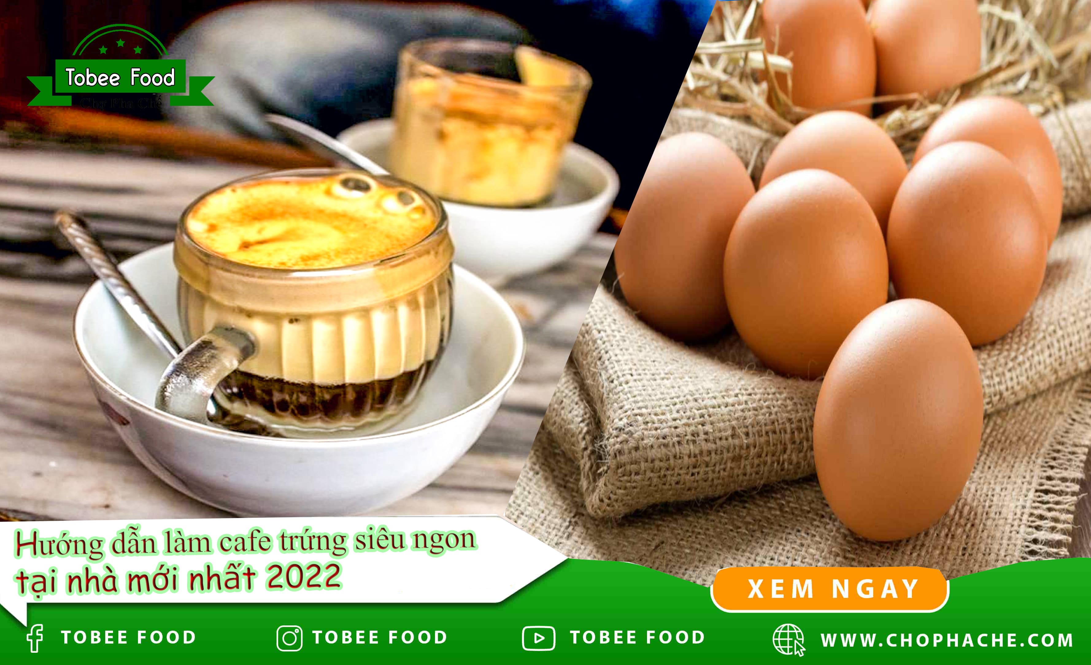 Hướng dẫn cách làm cafe trứng siêu ngon tại nhà mới nhất 2022