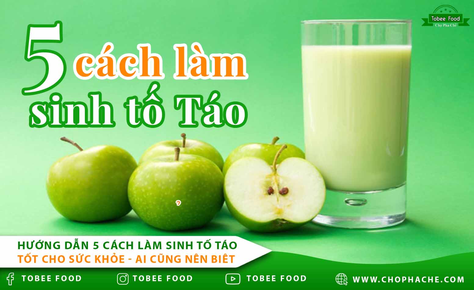 Cách làm sinh tố táo không bị thâm - Ai cũng nên biết