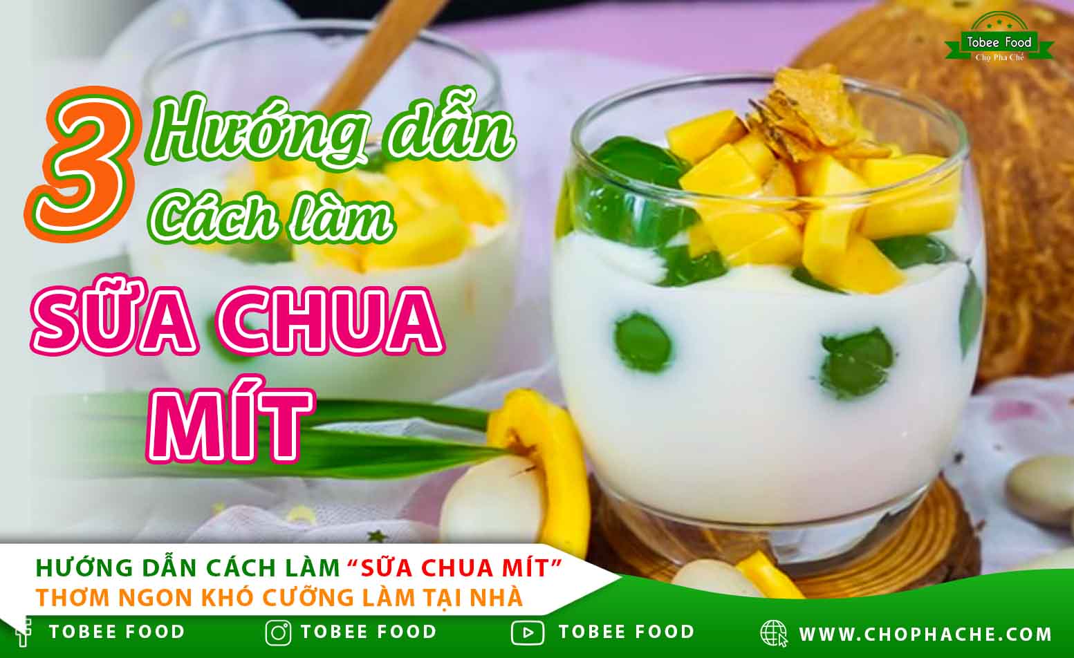 Cách làm sữa chua mít thơm ngon khó cưỡng tại nhà