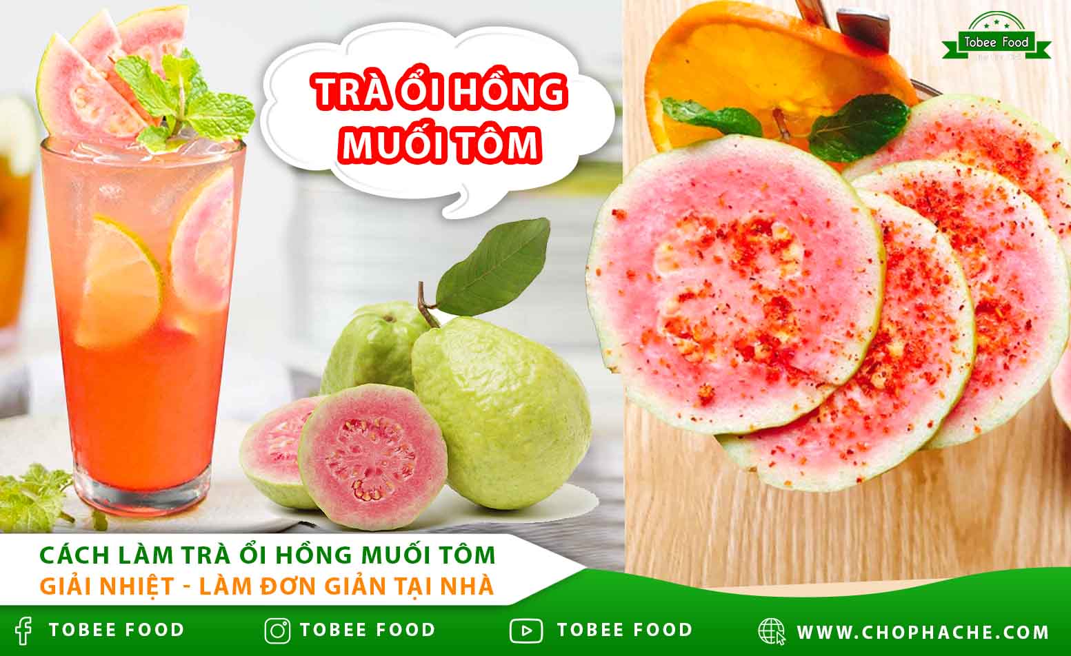 Hướng dẫn làm trà ổi hồng đơn giản tại nhà
