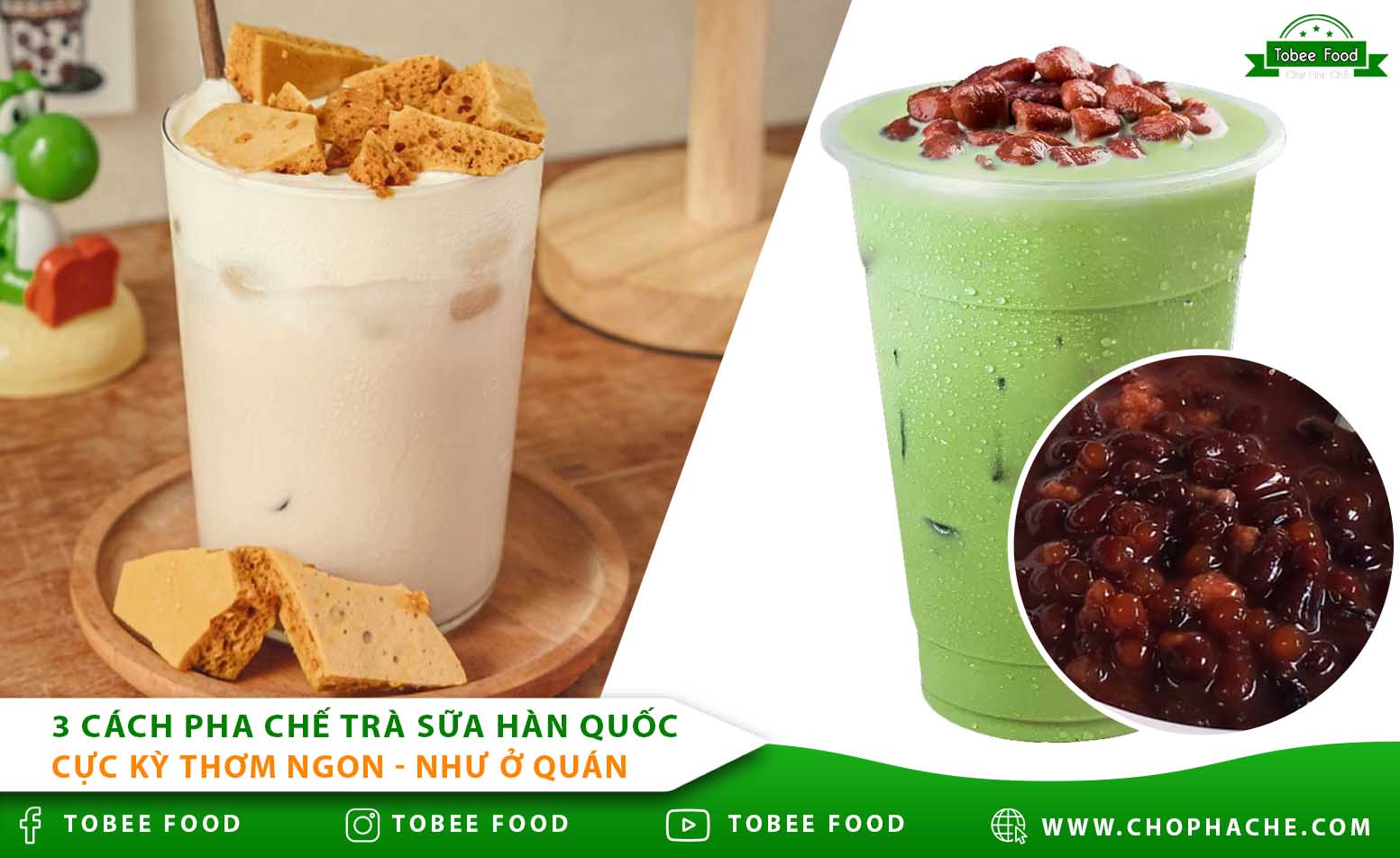 3 Công thức pha chế Trà Sữa Hàn Quốc cực kỳ thơm ngon