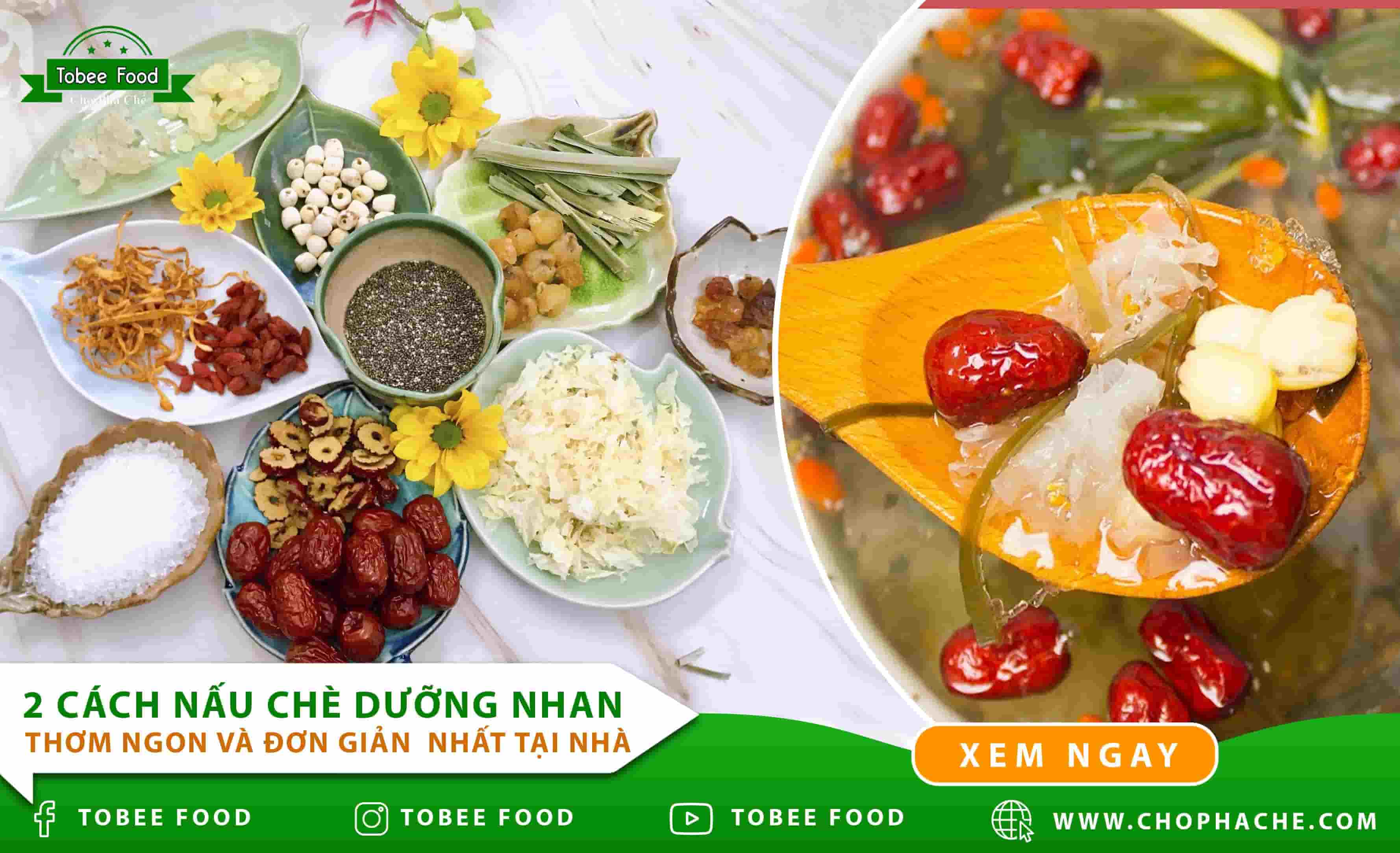 2 Cách nấu chè dưỡng nhan ngon và đơn giản nhất