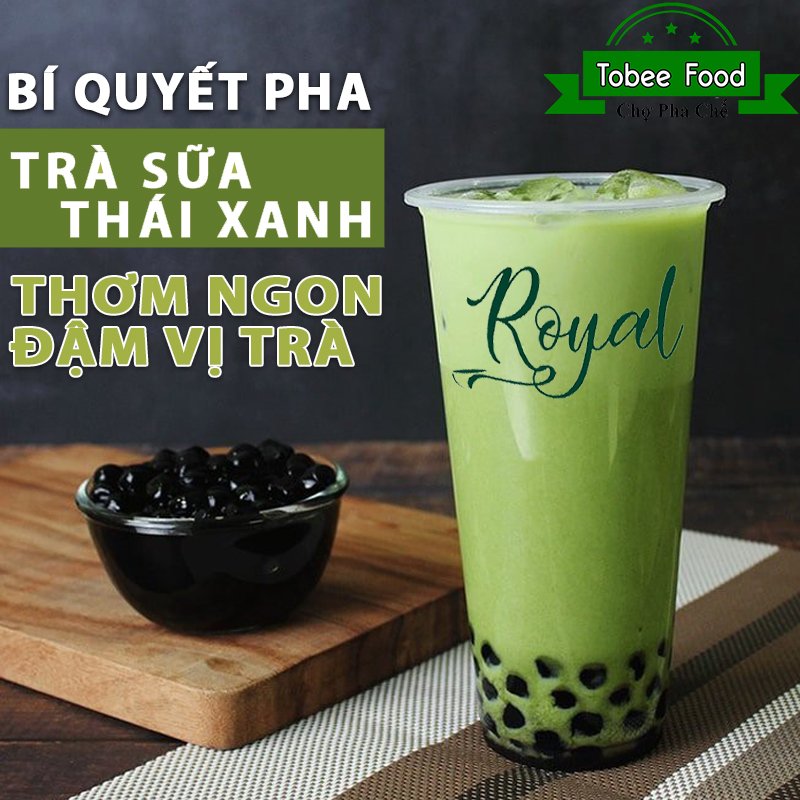 CÔNG THỨC PHA CHẾ TRÀ SỮA THÁI XANH / THÁI ĐỎ