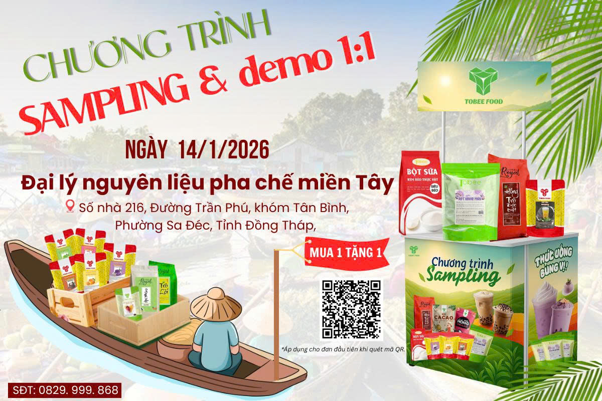 TOBEE FOOD - SAMPLING TOUR MIỀN TÂY: CẬP NHẬT ĐỊA ĐIỂM ĐẾN TIẾP THEO ĐỒNG THÁP