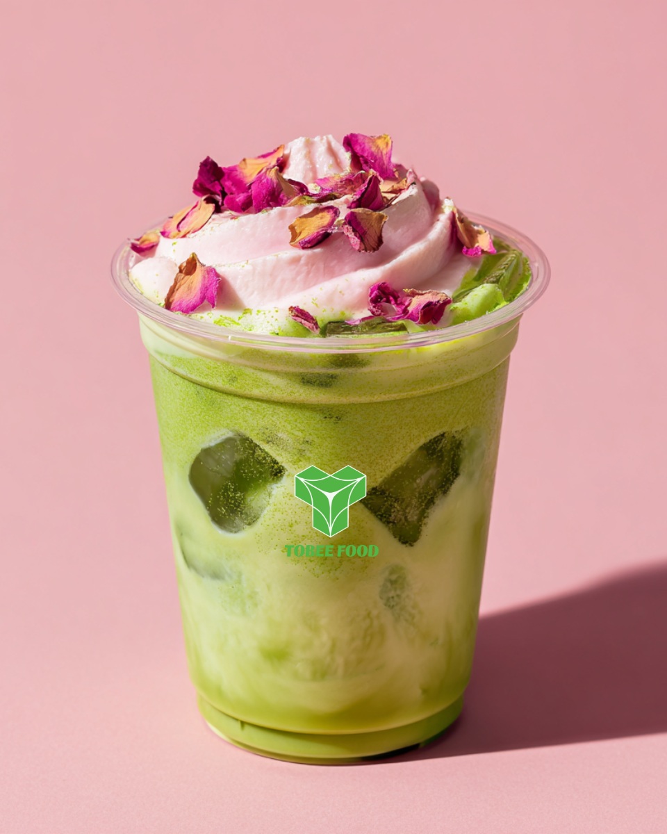 💚 MATCHA MÂY HỒNG – MÓN ĐỒ UỐNG