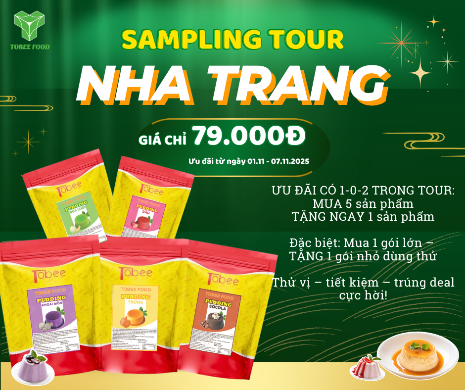 🚐 TOBEE FOOD TIẾP TỤC LĂN BÁNH – KHỞI ĐỘNG SAMPLING TOUR NHA TRANG! 🌴