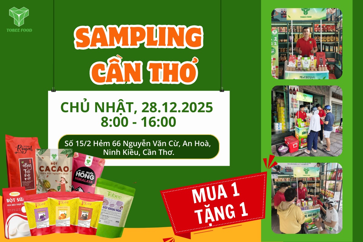 SAMPLING TOBEE FOOD - TIẾP TỤC HÀNH TRÌNH CẦN THƠ 28.12.2025
