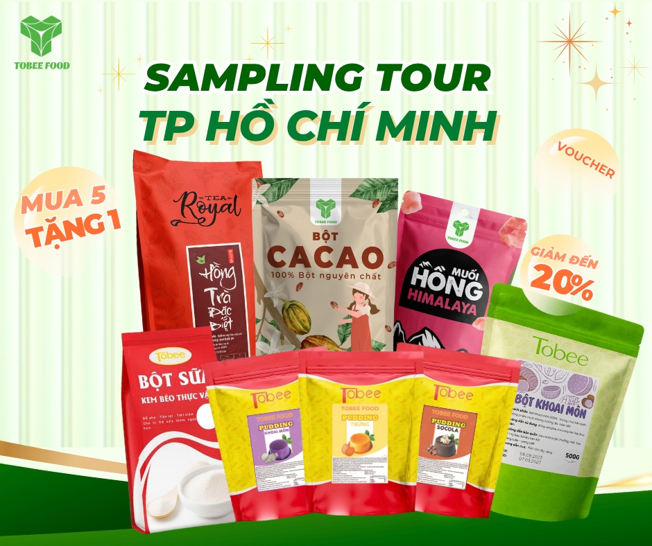 SAMPING TOUR TP. HỒ CHÍ MINH ĐỒNG HÀNH CÙNG TOBEE FOOD