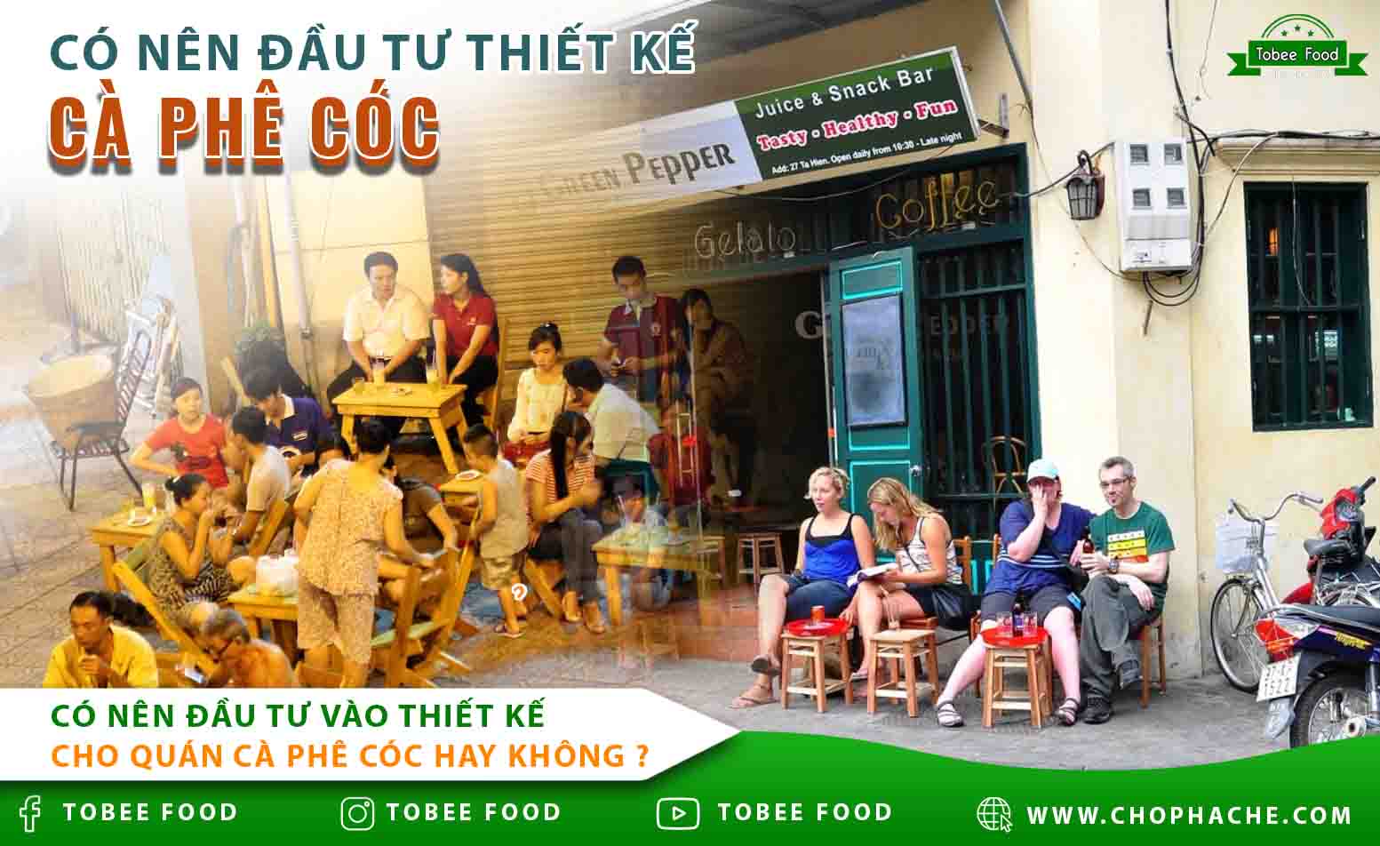 Có nên đầu tư thiết kế quán Cafe cóc không ?