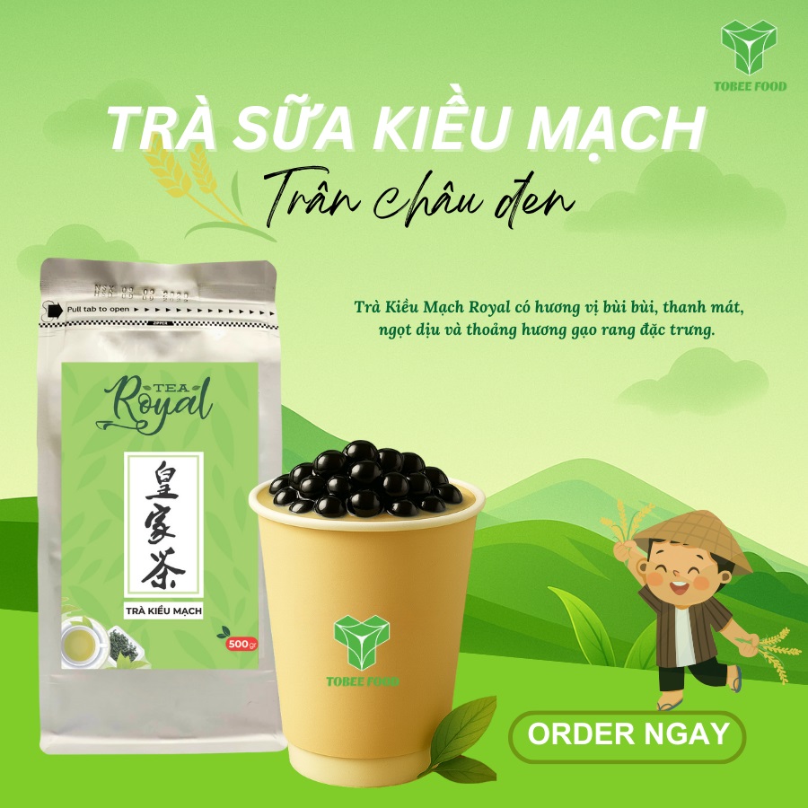 TRÀ ROYAL CỦA TOBEE FOOD - BÍ QUYẾT TẠO MENU