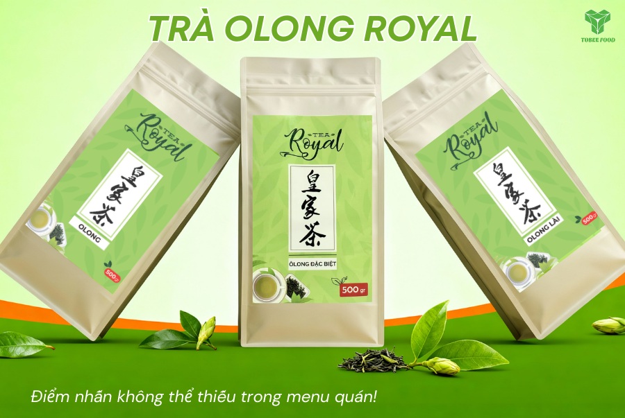 Trà Ô Long Royal – Bí quyết giúp menu quán F&B “ghi điểm” với khách hàng