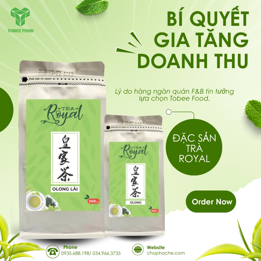 TRÀ ROYAL - BÍ QUYẾT GIA TĂNG DOANH THU CHO NGÀNH F&B TỪ TOBEE FOOD