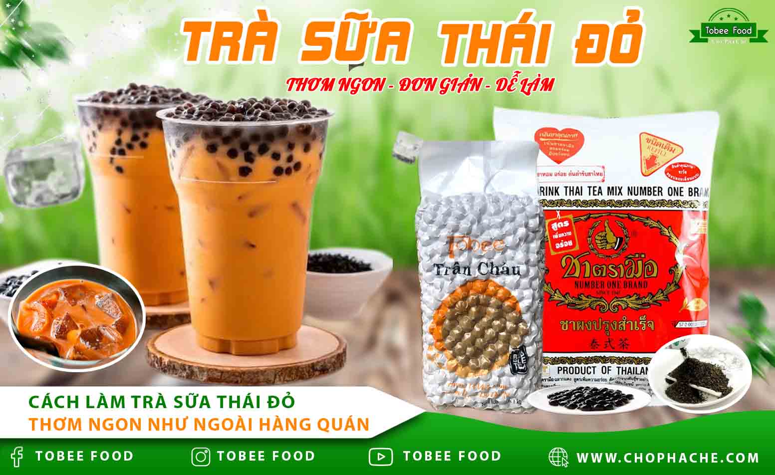 Cách làm Trà Sữa Thái Đỏ thơm ngon như ngoài hàng