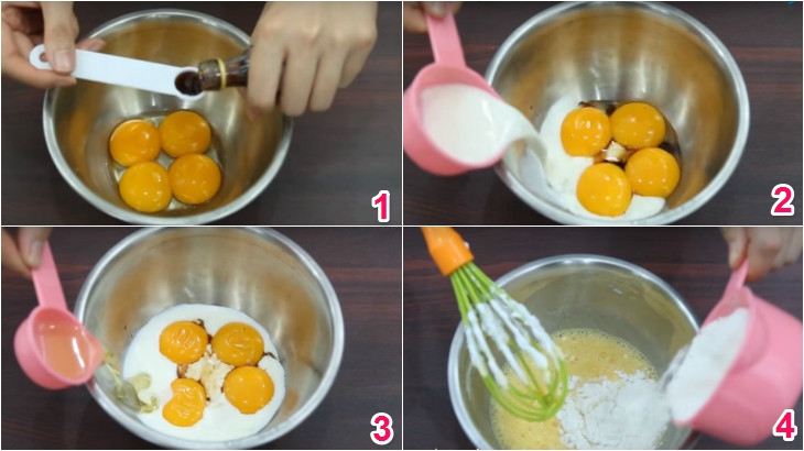 Đánh bông lồng trứng trắng