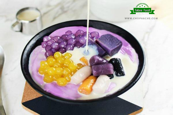 Chè khoai dẻo nhiều màu