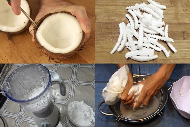 Cách làm nước cốt dừa