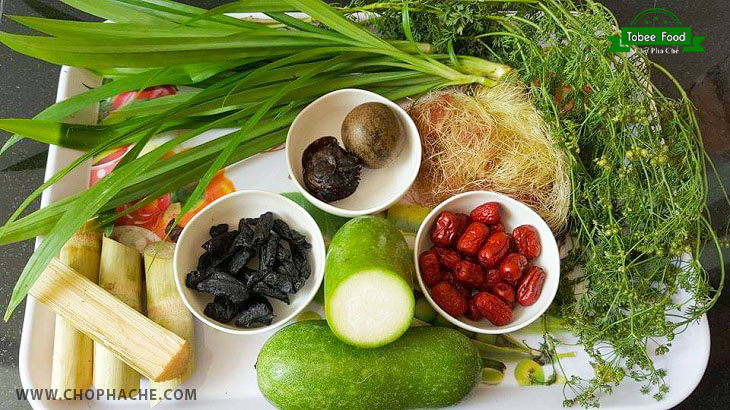 Cách nấu trà bí đao hat chia