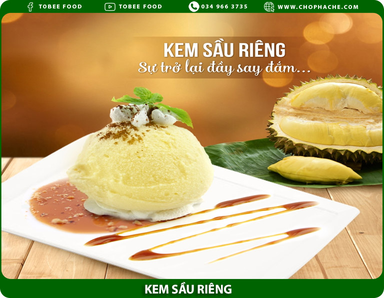 kem sầu riêng