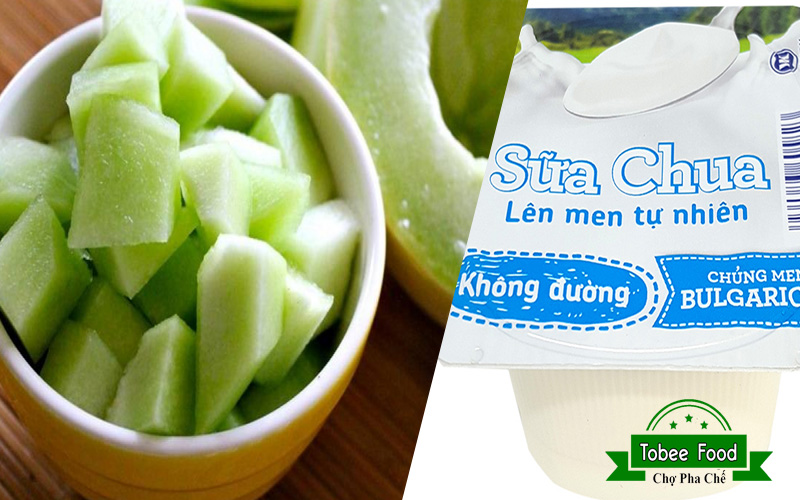 Cách làm sinh tố dưa gang sữa chua
