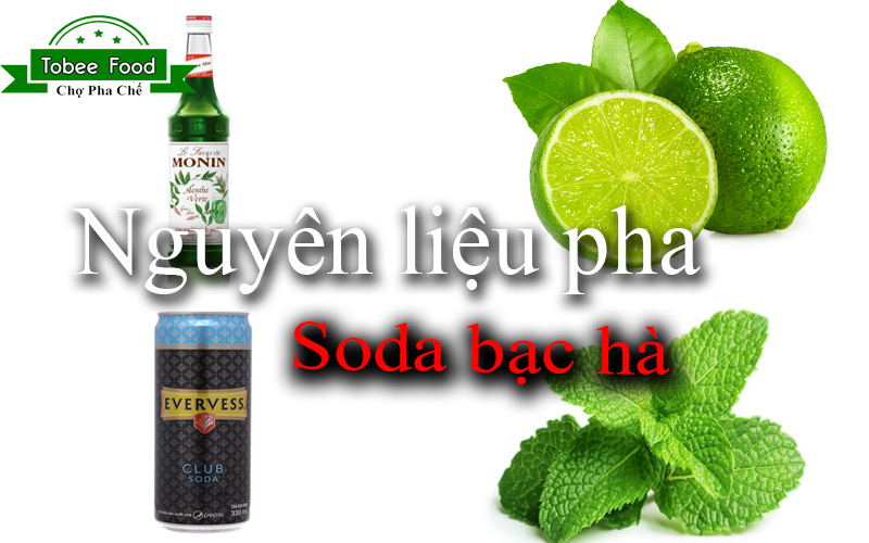 Cách pha chế soda bạc hà đậm vị truyền thống