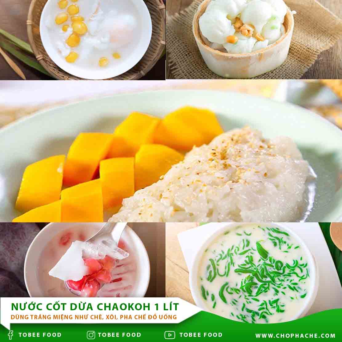 nước cốt dừa thái lan chaokoh