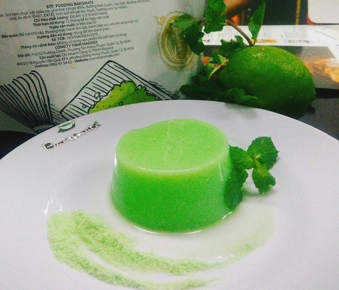 làm Pudding Matcha đơn giản