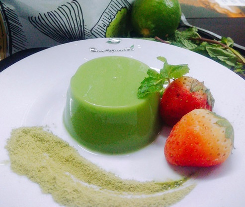 cách làm pudding matcha