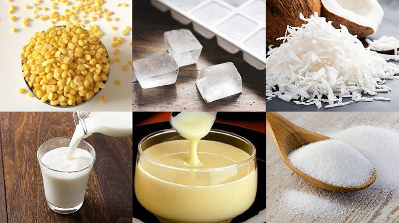 sinh tố đậu xanh nước cốt dừa