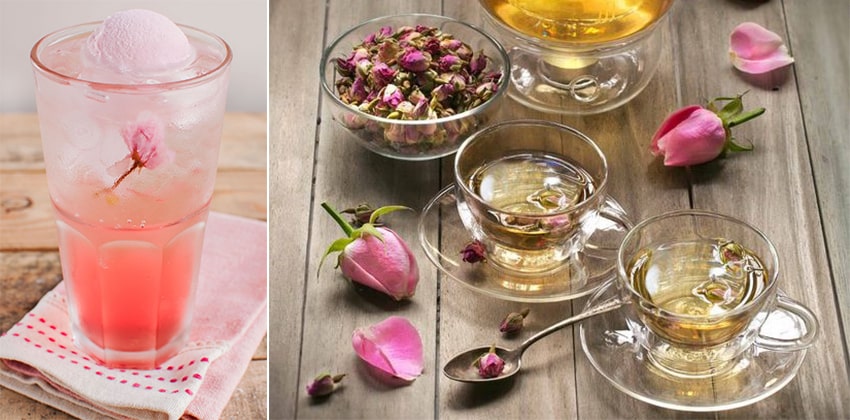 sử dụng loại trà hoa nào trong pha chế đồ uống