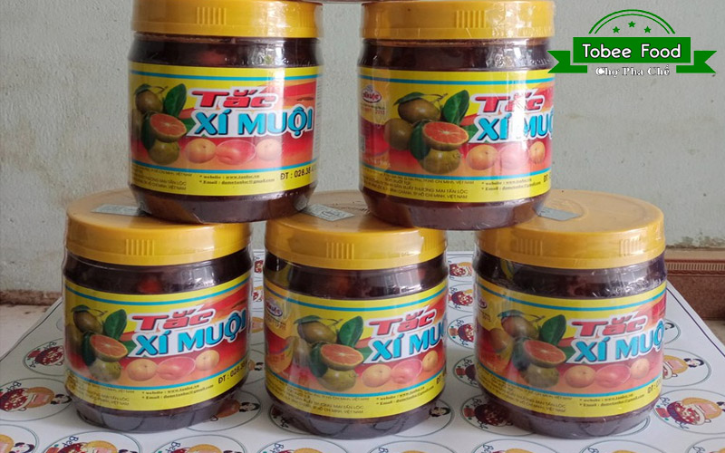 Tắc xí muội TẤN LỘC hũ 900g