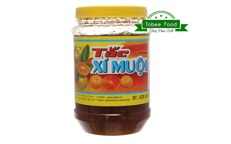 Tắc xí muội TẤN LỘC hũ 900g