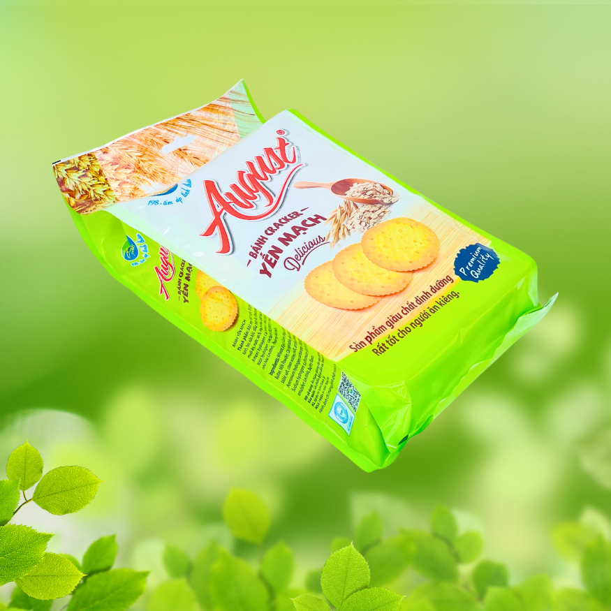 BÁNH CRACKER AUGUST YẾN MẠCH - 250g - 198 FOODS | Bánh Kẹo Ăn Vật, Bánh ...