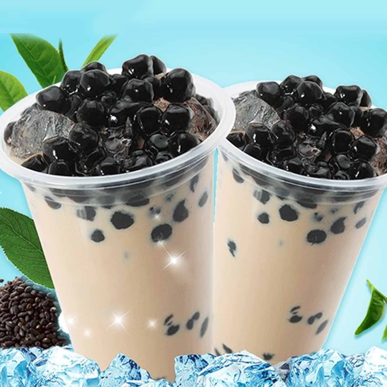 Combo Trà Sữa Lài đặc biệt ( Sét lớn )– Trân châu đen