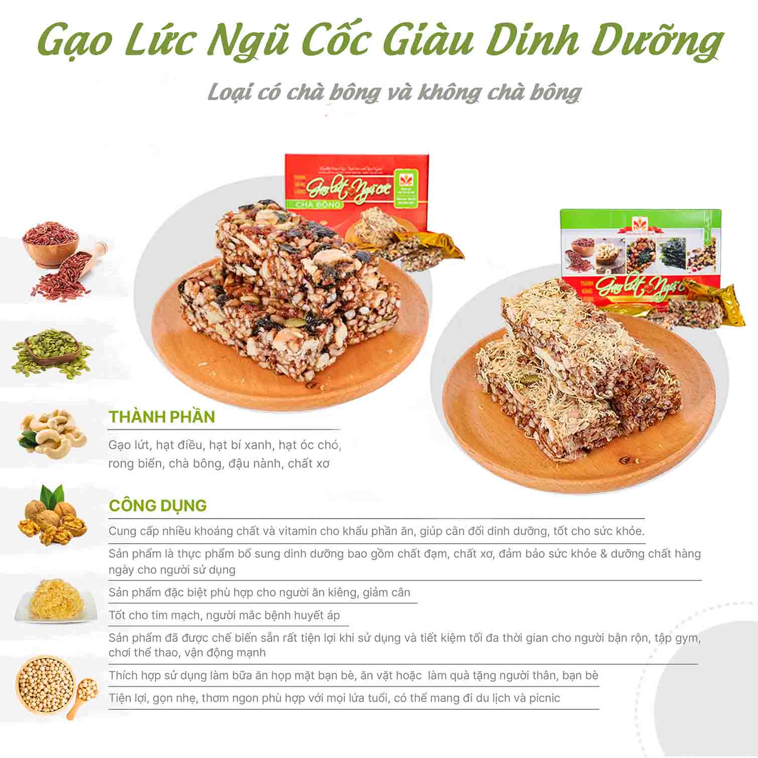 Gạo lứt chà bông Trấn Thành - Xu Hướng Ẩm Thực Kiêng Khem Đầy Sáng Tạo