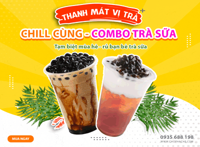 combo trà sữa cho gia đình