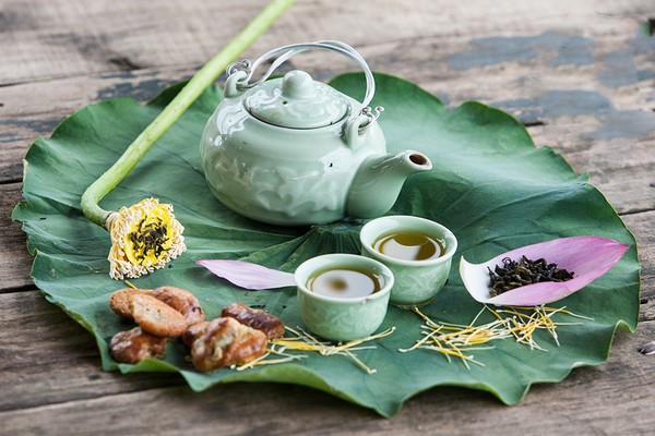 chà lá sen chữa gan nhiễm mỡ