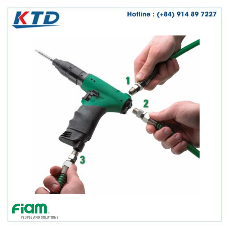 TUA VÍT KHÍ NÉN FIAM VỚI ĐẦU VÀO 3 VỊ TRÍ ĐẢM BẢO SỰ TỰ DO DI CHUYỂN- KIM THÀNH ĐÔNG