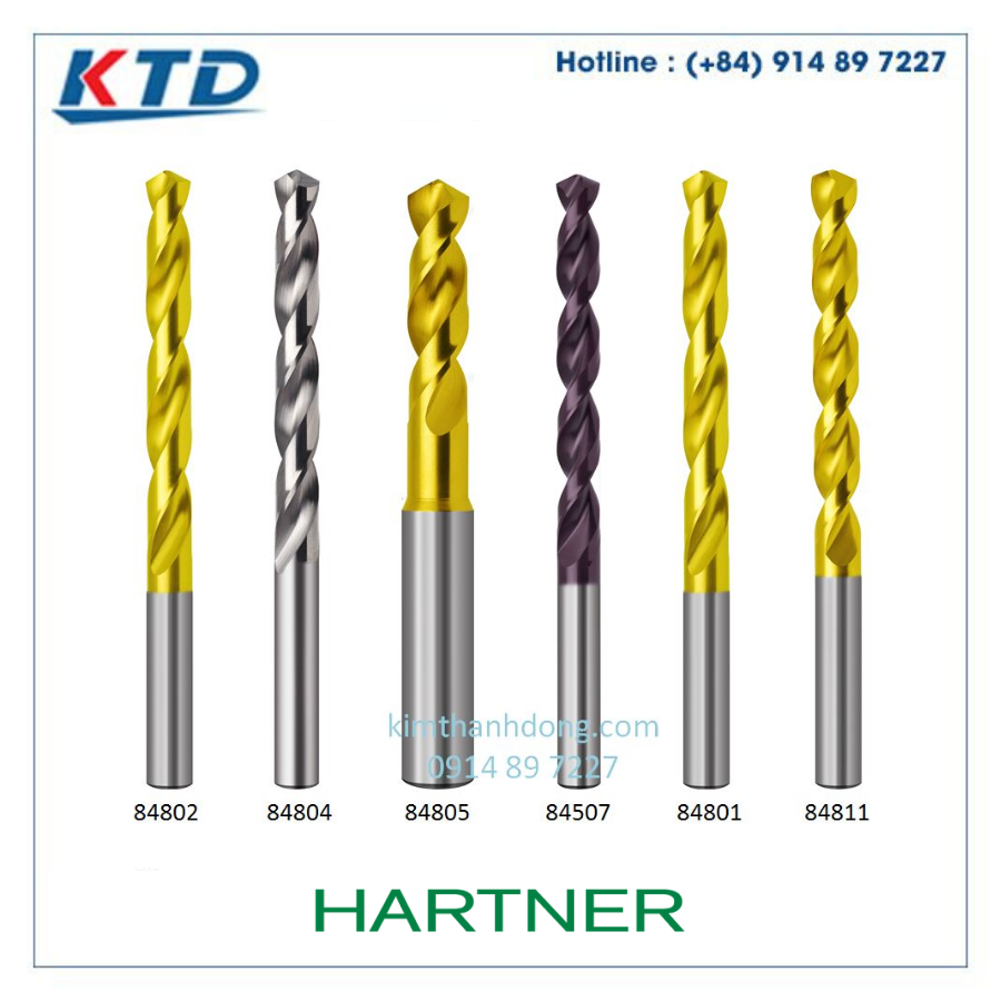 Mũi khoan inox Hartner phân phối toàn quốc- Kim Thành Đông