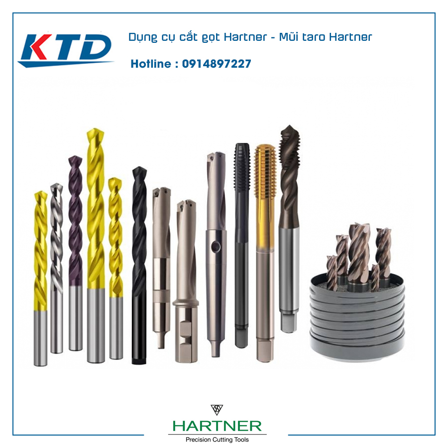 Dụng cụ cắt gọt Hartner - Mũi taro Hartner