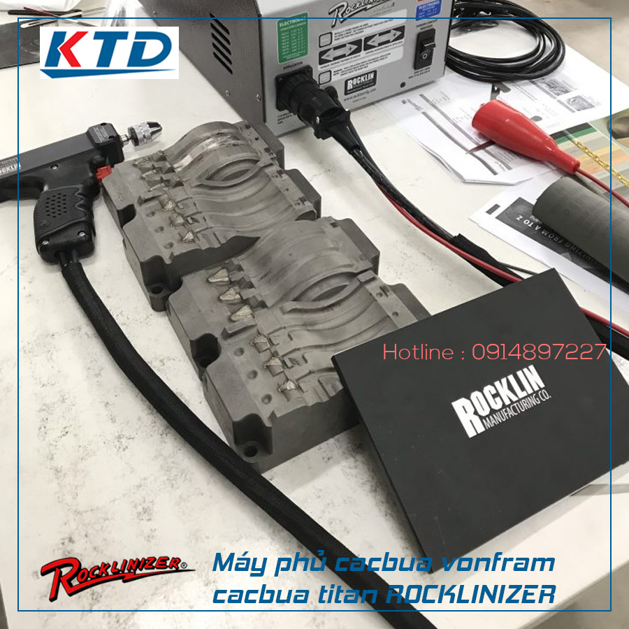 Máy phủ cacbua vonfram và cacbua titan ROCKLINIZER
